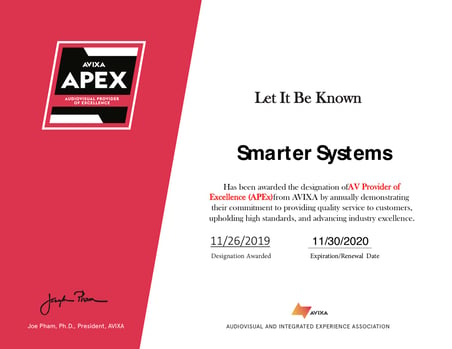 2020- APEx-Certificate-Smarter Systems