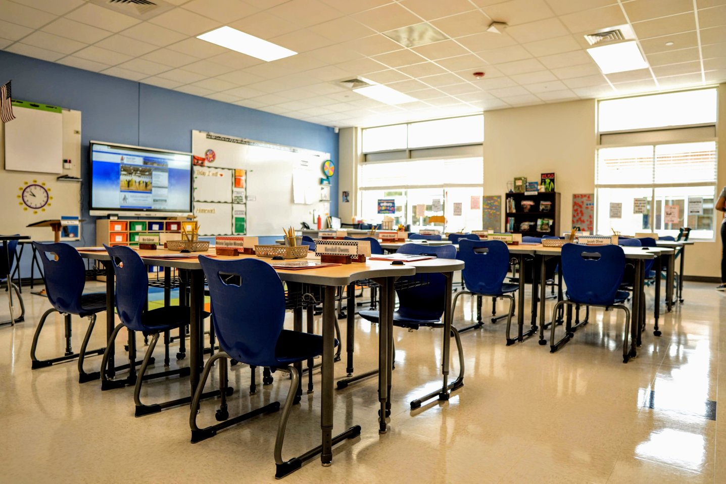 TV vs. Interactive Flat Panel Classroom Technology Solutions