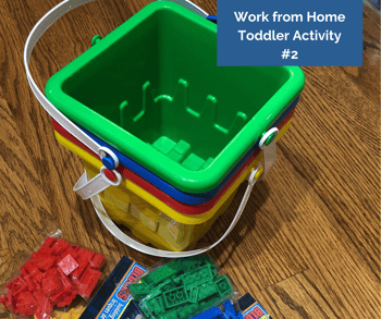 Work from Home Toddler Activity #2 