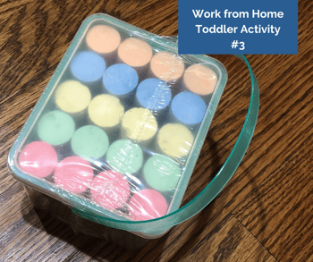 Work from Home Toddler Activity #3 