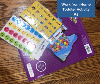 Work from Home Toddler Activity #4