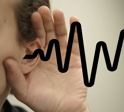 sound wave stock photo